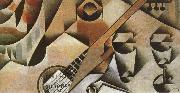 Juan Gris Banjor and cup oil painting on canvas
